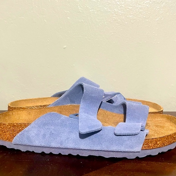 Birkenstock Blue Suede Sandals - Picture 3 of 6